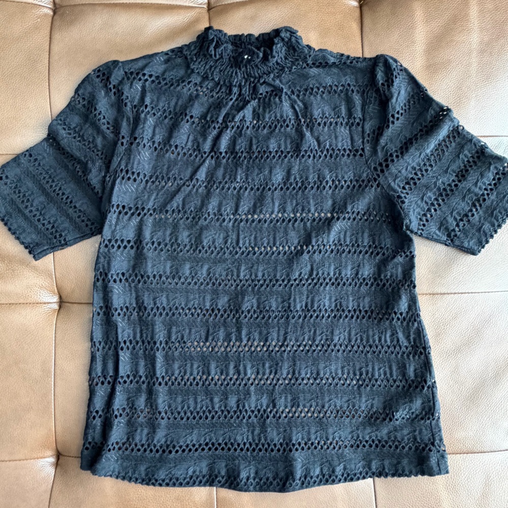 H&M Black Lace Top